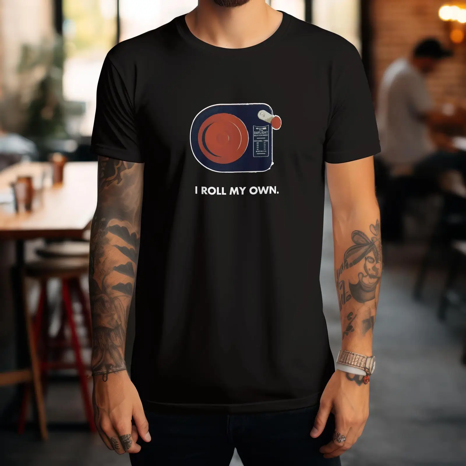 Photography Graphic Design - Softstyle T Shirt Funny Retro Film
