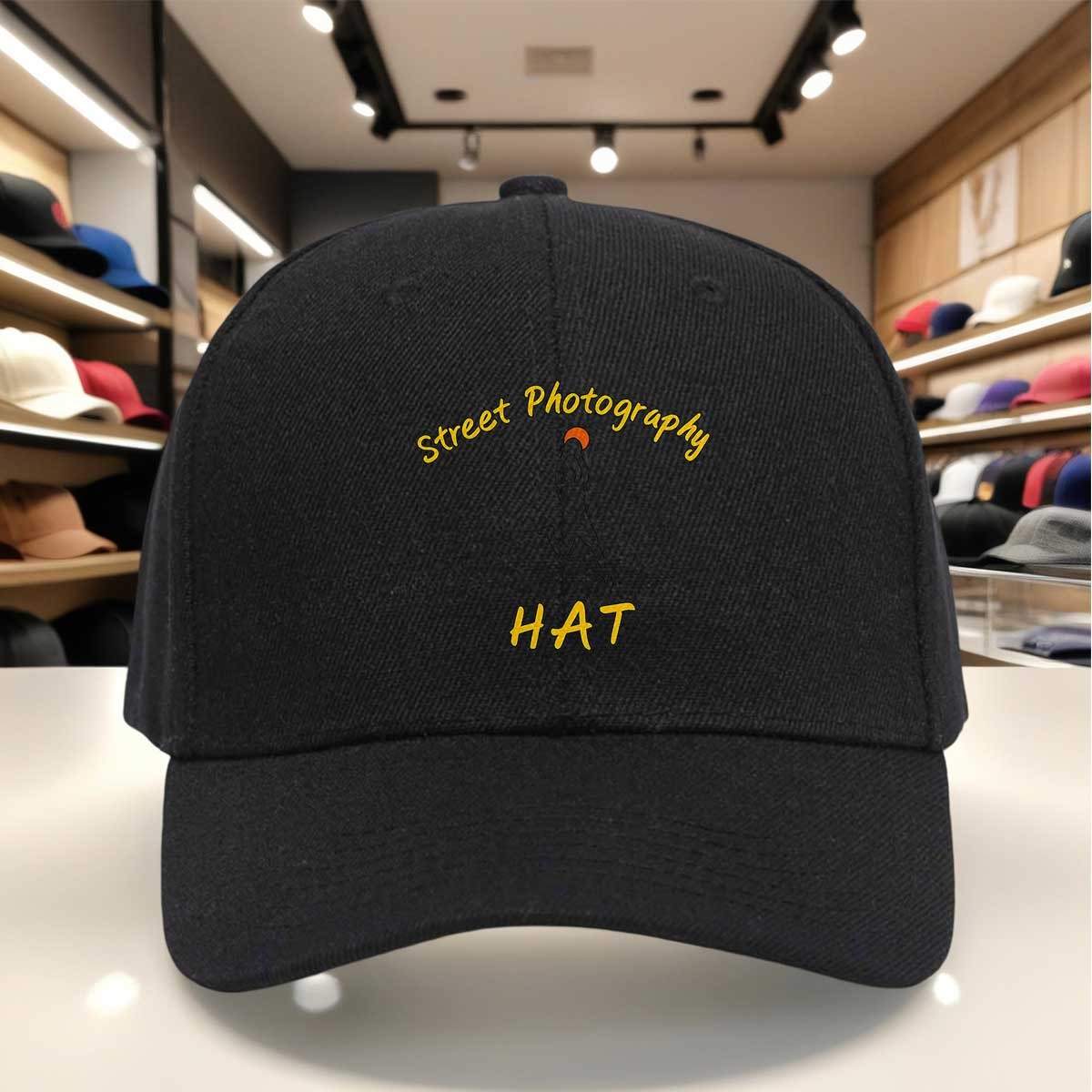 Street Photography Hat with Ba - Photography Graphic Design recension och pris