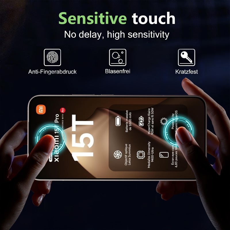 2Pack Transparent Tempered Gla - Photography Kit Xiaomi 15T Pro recension och pris