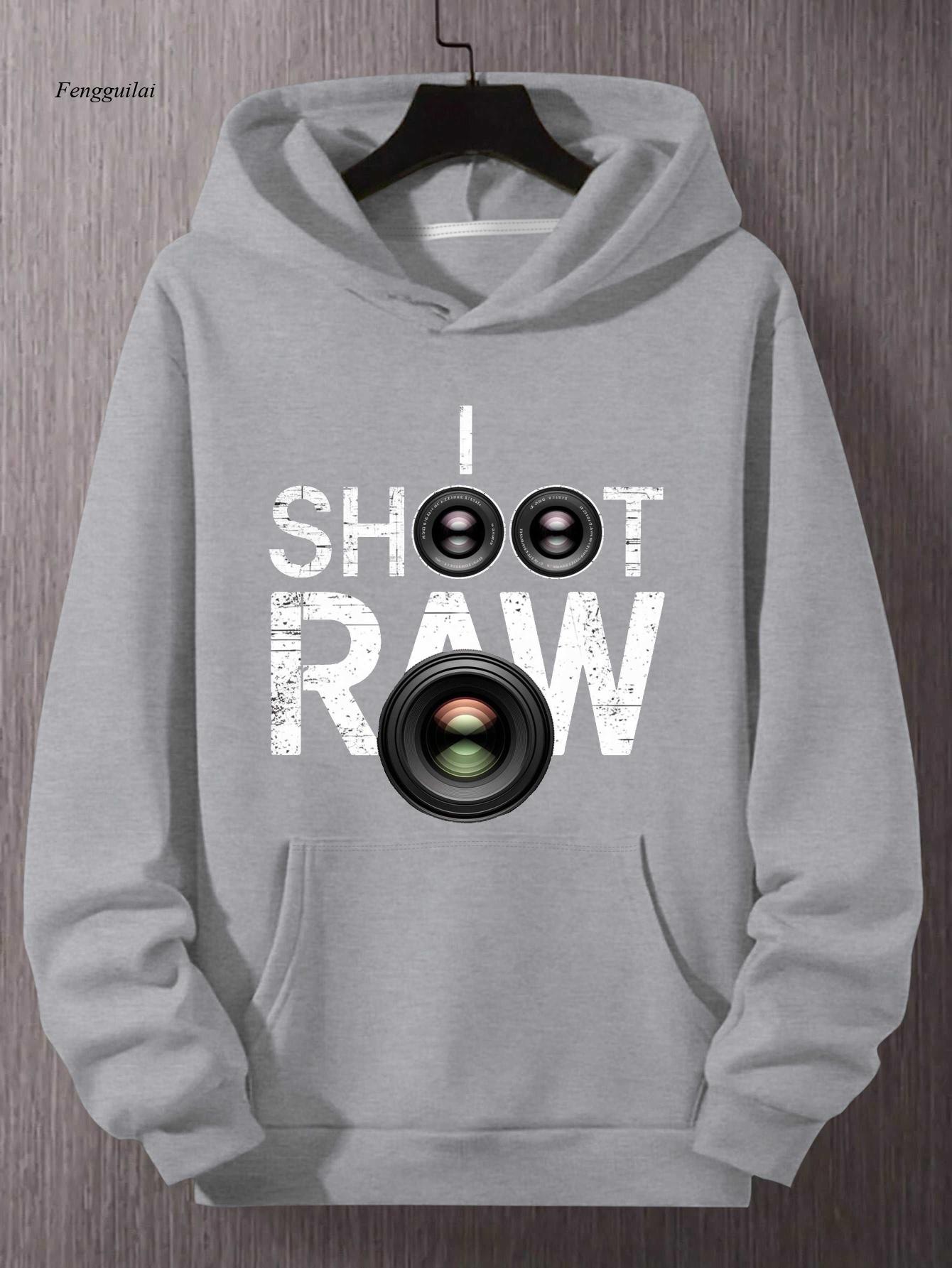 Shoot Raw Photography Hoodie - - Photography Graphic Design recension och pris