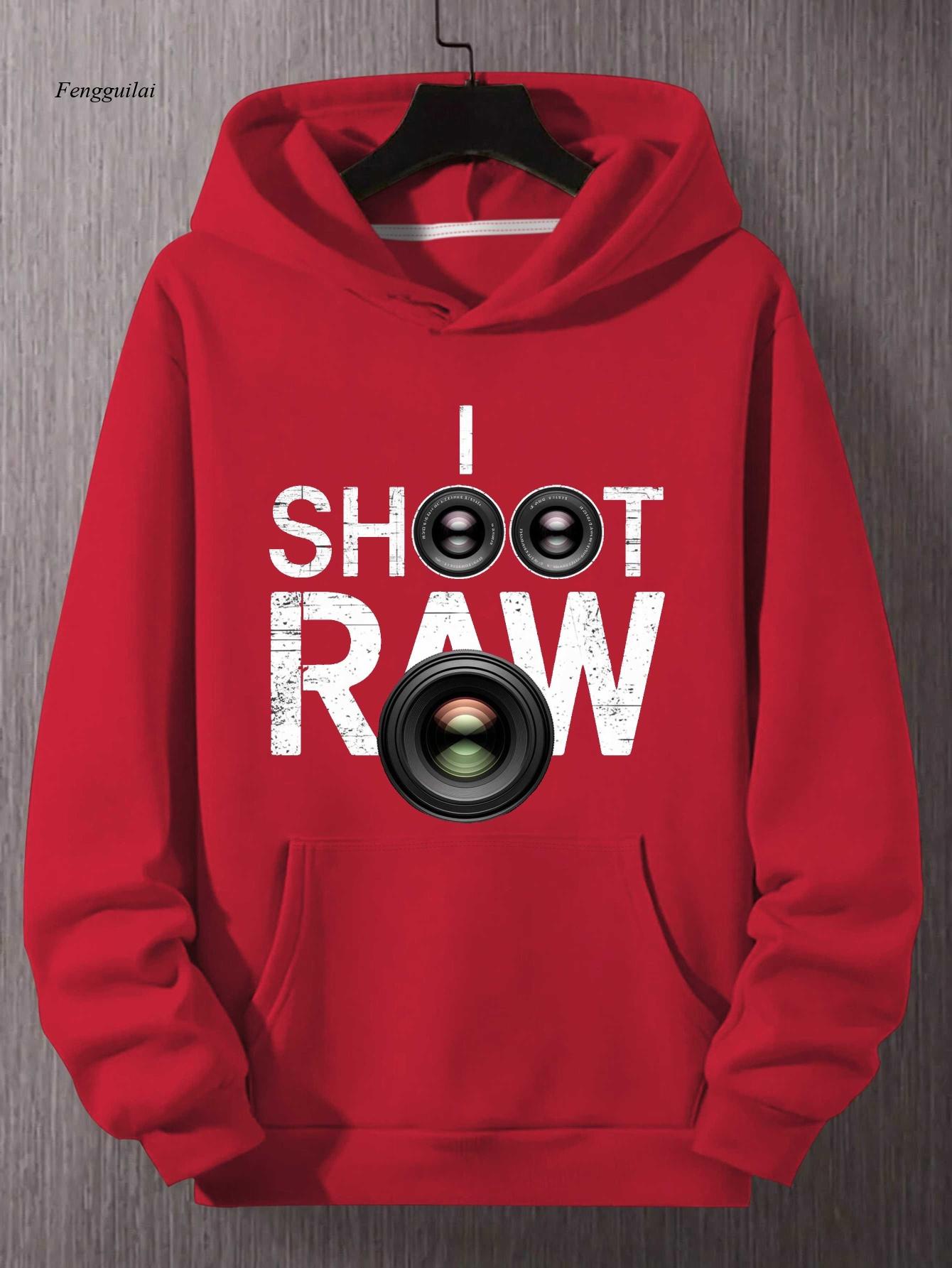 Shoot Raw Photography Hoodie - - Photography Graphic Design recension och pris
