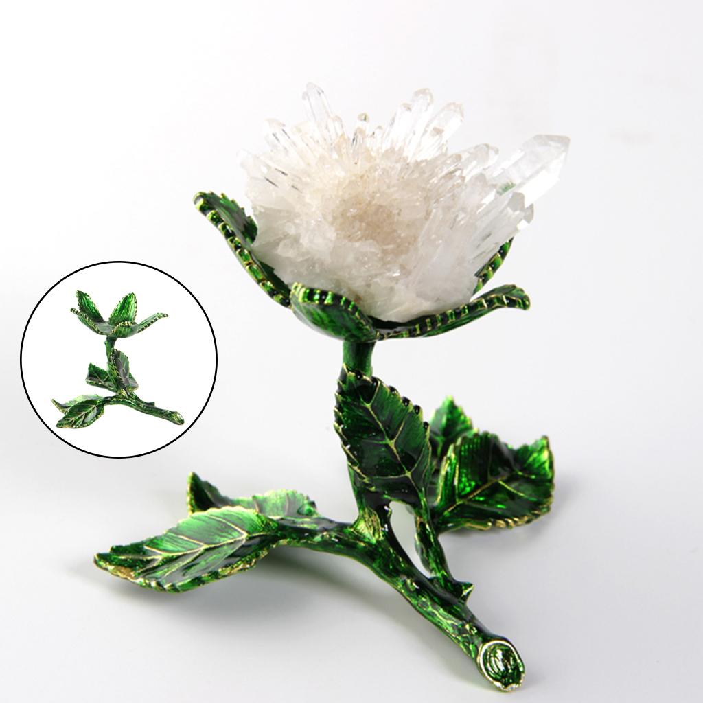 Metal Plated Flower Display St - Lens Ball Crystal recension och pris