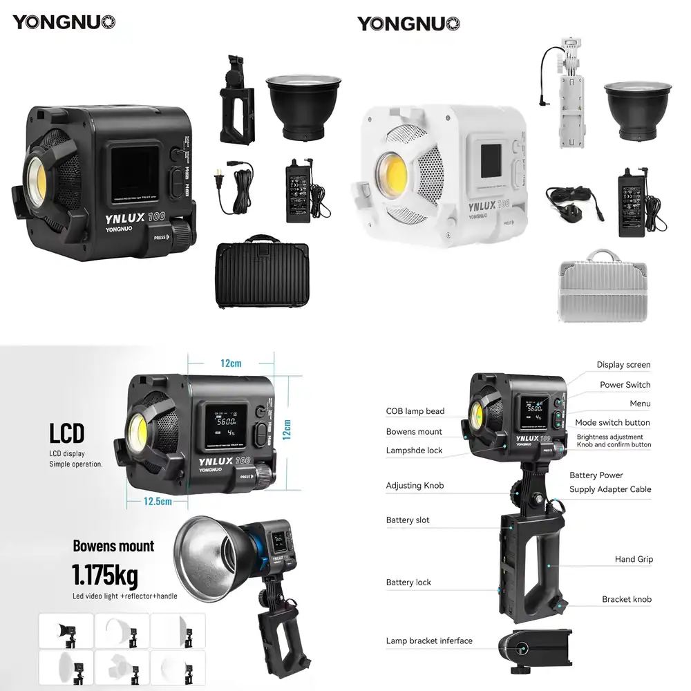 YONGNUO YNLUX100 100W 3200K-56 - Photography Studio recension och pris