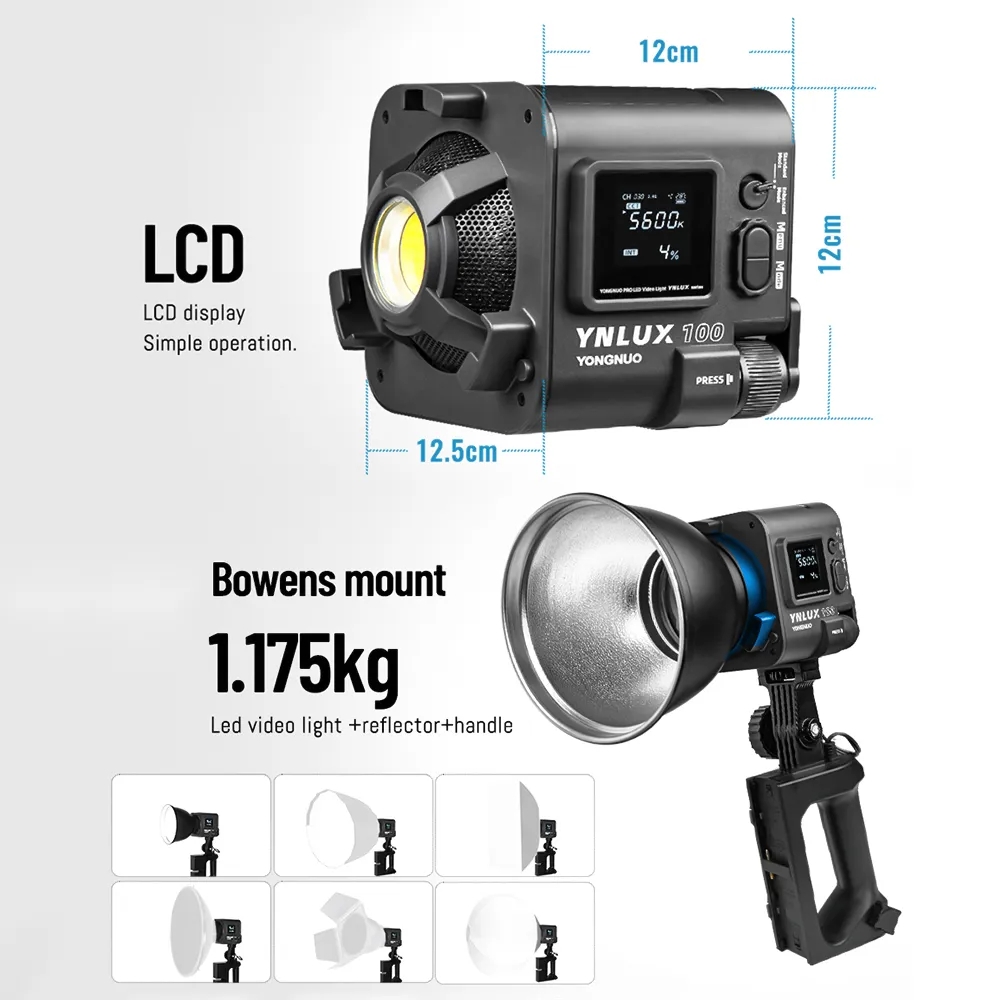 YONGNUO YNLUX100 100W 3200K-56 - Photography Studio recension och pris