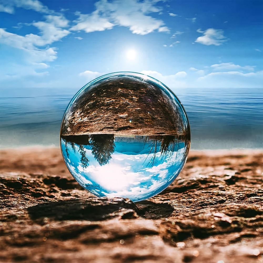 Tabletop Decoration Round Crys - Lens Ball Crystal recension och pris