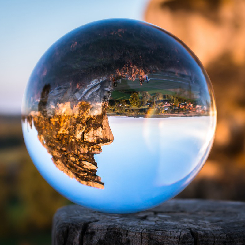 50/60/70/80/90/100/110mm Photo - Lens Ball Crystal recension och pris
