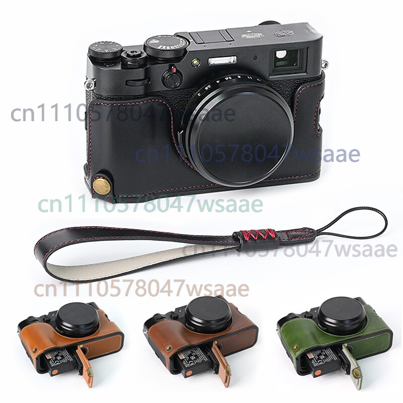 1PCS Leather Half Case for FUJ - Camera Strap Leather recension och pris