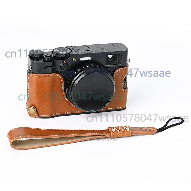 1PCS Leather Half Case for FUJ - Camera Strap Leather recension och pris