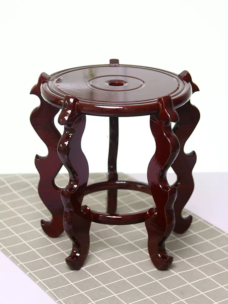 Natural Mahogany Round Three-D - Lens Ball Crystal recension och pris