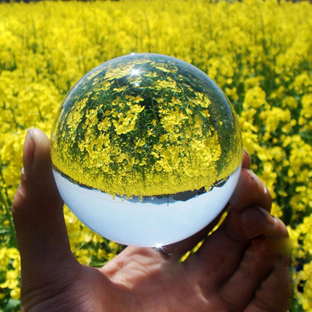 4Cm Clear Crystal Ball Sphere  - Lens Ball Crystal recension och pris