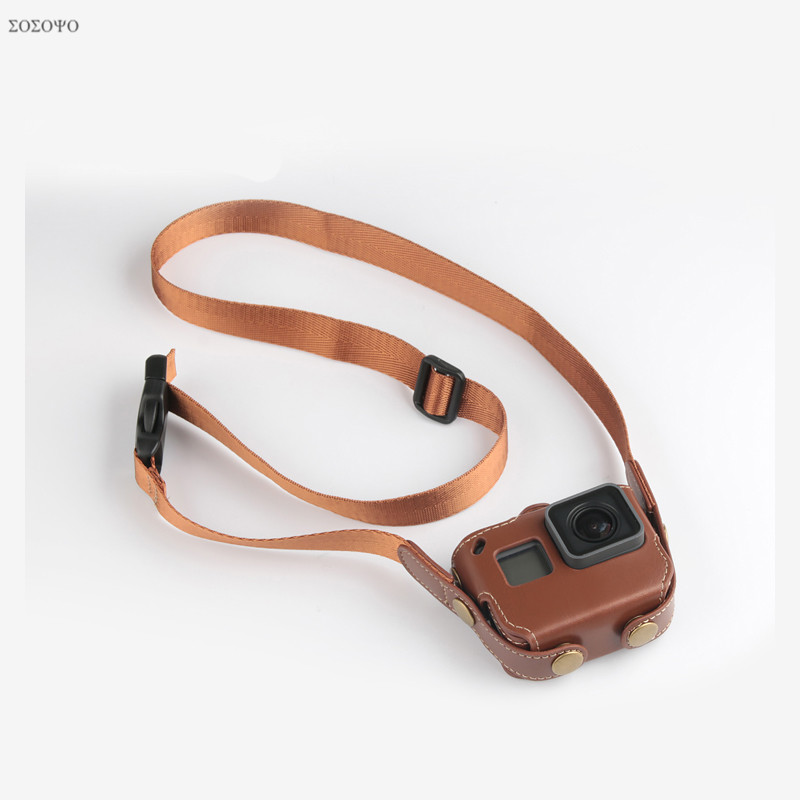 3 colors Protective case PU Ba - Camera Strap Leather recension och pris
