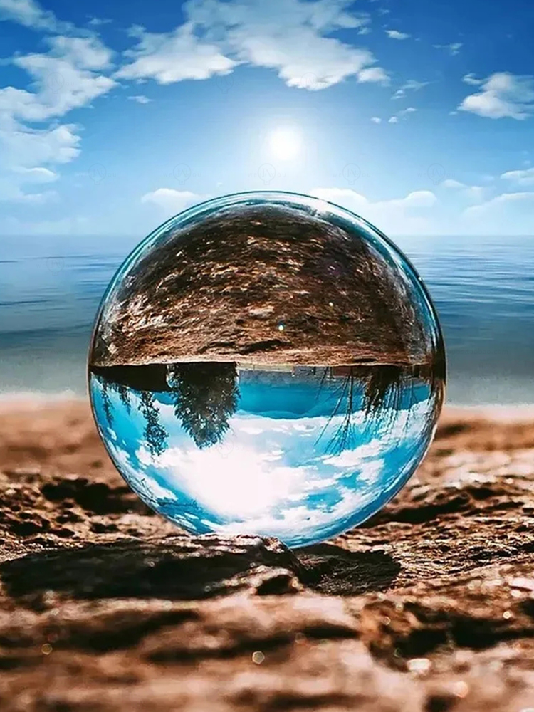 K9 transparent lens ball cryst - Lens Ball Crystal recension och pris
