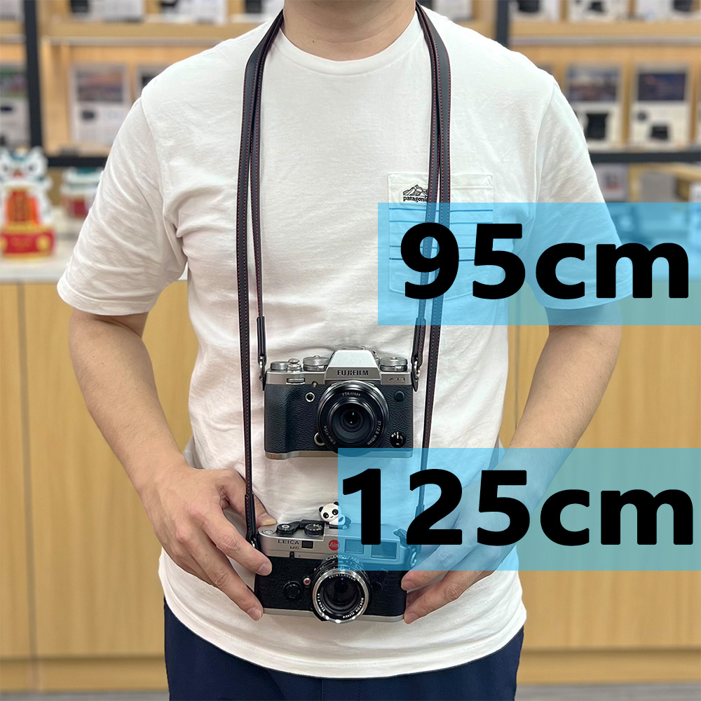 Leather shoulder strap 95cm 12 - Camera Strap Leather recension och pris
